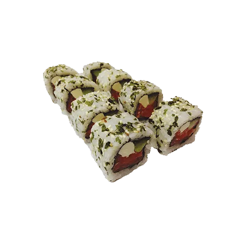 Sake cheese roll, 8 stuks