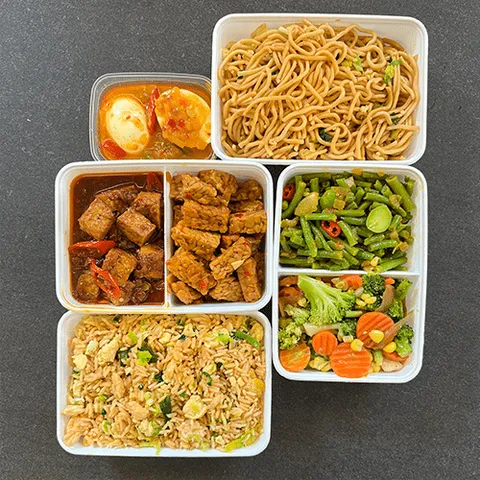 Rijsttafel vegetarisch