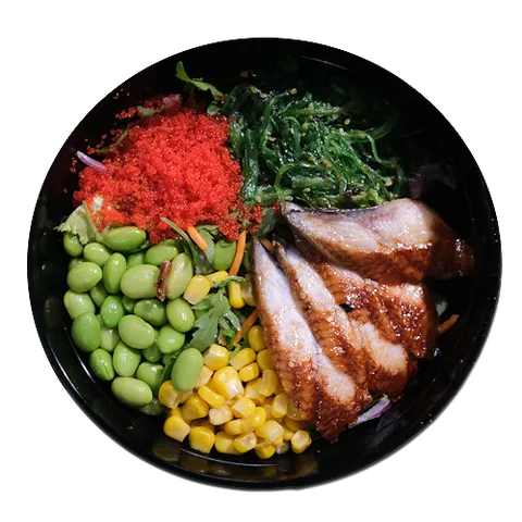 Poke bowl unagi