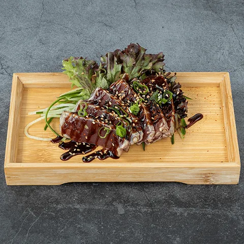 New style tuna sashimi