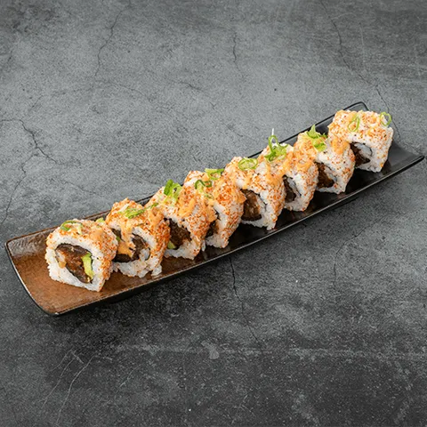 Spicy maguro roll (8 stuks)