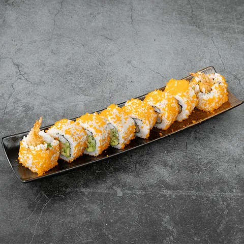 Tempura ebi roll (8 stuks)