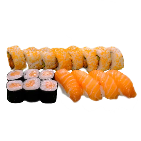 A. Salmon selection (18 stuks)