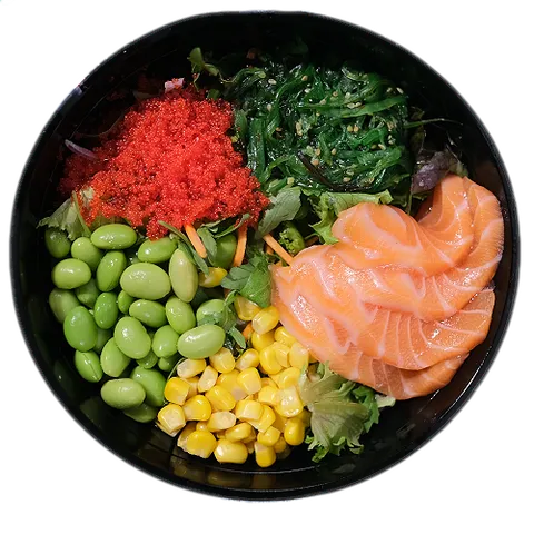 Poke bowl salmon