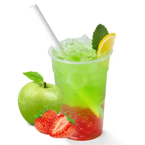 Green apple strawberry fruit tea XL