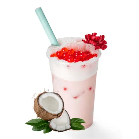 Cocos milk tea strawberry XL