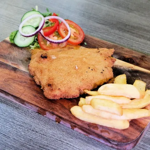 Schnitzel schotel (varkensvlees)