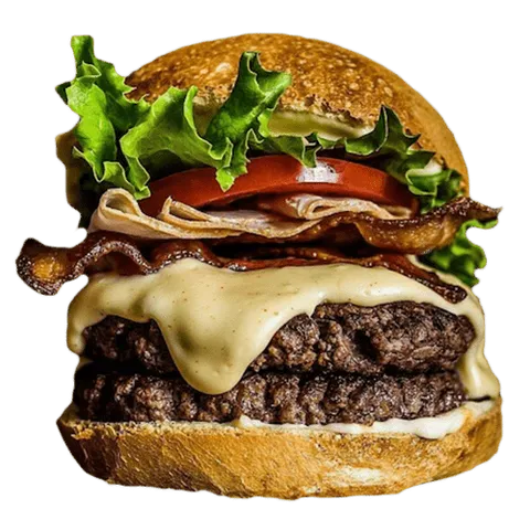 Double beef burger