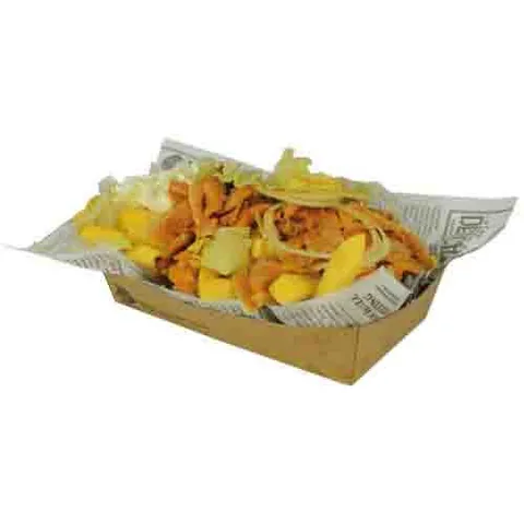 Friet doner kebab (halal) + knoflook