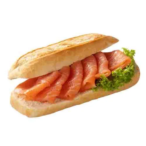 Broodje gerookte zalmfilet 