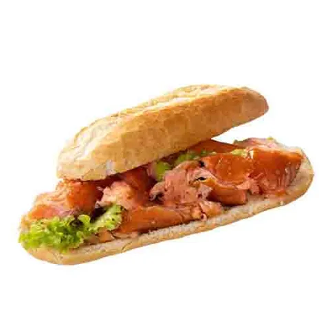 Broodje warm gerookte zalm 